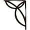 Ekena Millwork Versailles Wrought Iron Bracket, (Single center brace), Antiqued Bronze 1 1/2"W x 5 1/2"D x 8"H BKTM01X05X08SVEABZ - alternate 5